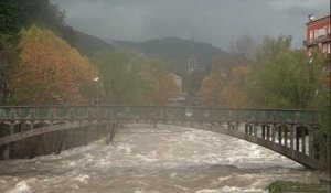 Inondations en Ardèche: le niveau de la Volane inquiète