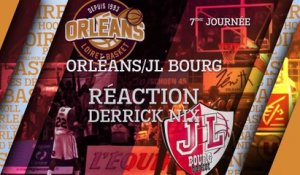 Réaction de Derrick Nix  - J07 - Orléans reçoit Bourg-en-Bresse