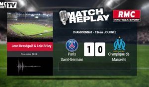 PSG-OM (2-0) : le Goal Replay avec le son de RMC Sport