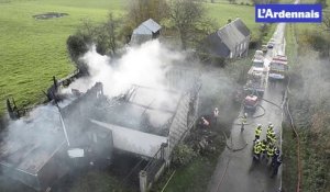 Une maison réduite en fumée  en l’absence de ses propriétaires