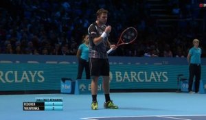 VIDEO : clash Mirka Federer et Stan Wawrinka - Masters Londres.