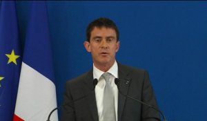 Valls annonce une baisse du nombre de cambriolages