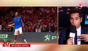 Coupe Davis : l'équipe de France en bonne position