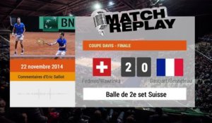 Tennis / Coupe Davis : le MatchReplay du double France-Suisse