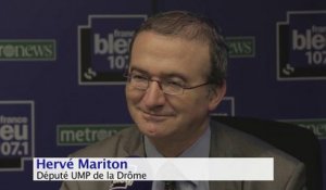 Hervé Mariton (UMP) invité Politique de France Bleu 107.1 et Metronews