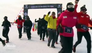 Un marathon à -15 degrés sur les glaces de l'Antarctique