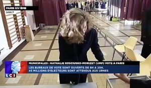 Nathalie Kosciusko-Morizet et Anne Hidalgo ont voté à Paris