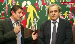 Guingamp. Platini demande si En Avant "va jouer aux couleurs de la Juve ce soir"