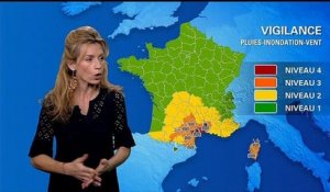 Intempéries: l'Hérault placé en vigilance rouge par Météo France