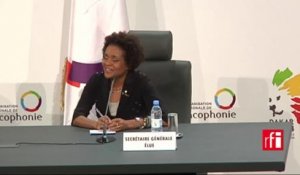 Michaëlle Jean: "On ne remplace pas Abdou Diouf, on lui succède!"- #OIF