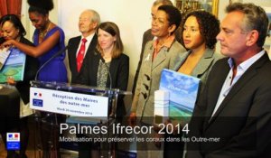 George Pau-Langevin, ministre des Outre-mer remet les Palmes IFRECOR 2014