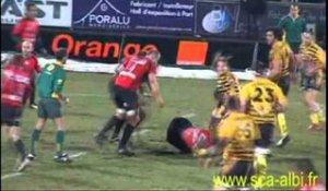 Rugby Pro D2 résumé du match Oyonnax Albi