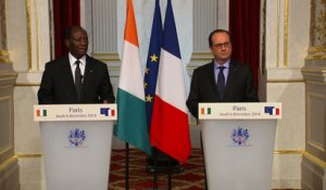 Déclaration conjointe à la presse avec M. Alassane Ouattara #DirectPR