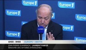 Laurent Fabius : "déjà 10 millions de gens déplacés en Syrie"