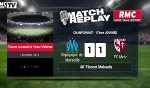 OM-FC METZ (3-1) : le Goal Replay avec le son de RMC Sport