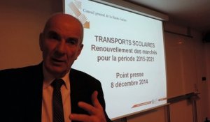 140 MILLIONS D'EUROS POUR LES TRANSPORTS SCOLAIRES POUR 2015-2021