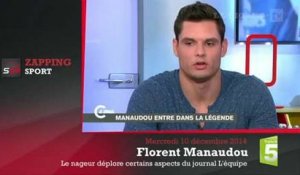 Zap'Sport : Manaudou «L'Equipe est devenu people»