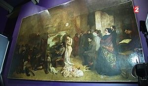 Un chef d'œuvre de Gustave Courbet  restauré sous les yeux du public