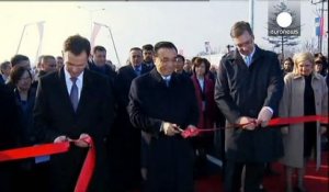Un pont financé par la Chine inauguré à Belgrade