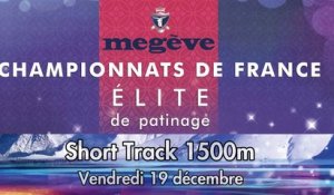 Replay - Elite Megève 2014 - Short Track 1500m