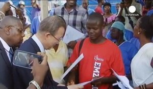 Ban ki-moon en tournée dans les pays touchés par Ebola