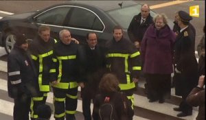 Les images du départ de François Hollande