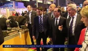 Le message de François Hollande aux agriculteurs et aux politiques