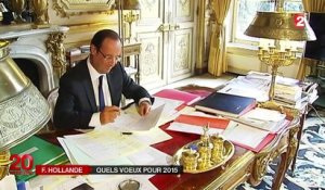 François Hollande renoue avec la tradition pour ses voeux de fin d'année