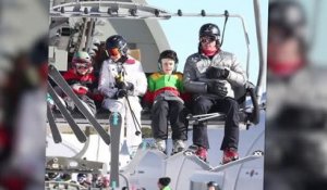 Gwen Stefani, Gavin Rossdale et leurs enfants à la neige