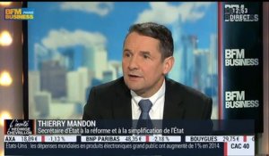 Thierry Mandon, secrétaire d'État chargé de la Réforme de l'État et à la Simplification - 05/01