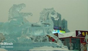 Chine : spectaculaire festival de sculptures de glace