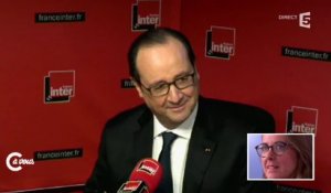 Charline Vanhoenacker revient sur sa déclaration d'humour à François Hollande - C à vous - 05/01/2015