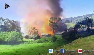 Une usine de feux d'artifice explose en Colombie