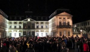 Rassemblement au Puy-en-Velay après l'attentat à Charlie Hebdo