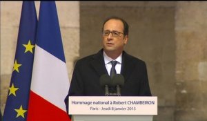 Hollande: "Aujourd'hui est un jour de deuil national"