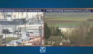 Les images des assauts simultanés à Dammartin et Porte de Vincennes
