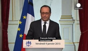 François Hollande appelle à l'unité, la vigilance et à la mobilisation