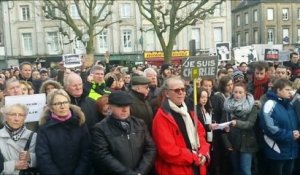 Marche républicaine à Avranches : le concert de Matchet