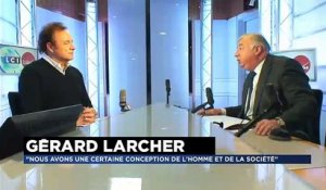 Gérard Larcher, invité de Guillaume Durand avec LCI