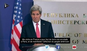 Kerry en visite à Paris pour "une grande accolade" à la France