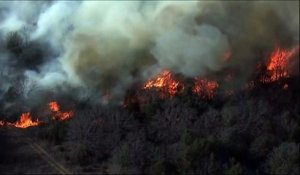 Dans l'Oklahoma, des feux de forêts menacent les habitants