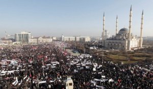 La Tchétchénie manifeste en masse contre « Charlie »