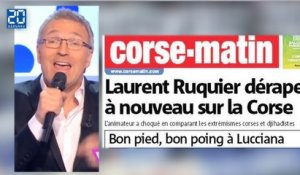 Laurent Ruquier violemment insulté après sa blague sur les extrémistes Corses