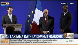 Naturalisation de Lassana Bathily (2/5): "vous avez appris à être Français, vous le devenez", Manuel Valls – 20/01