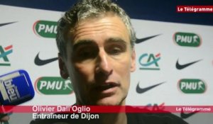 Coupe de France. L'entraîneur de Dijon déçu par la pelouse et ses joueurs