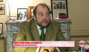 31 janvier 2012: Me Dupond-Moretti s'exprime sur l'affaire Carlton