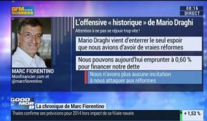 Marc Fiorentino: QE de la BCE: "Draghi vient de détruire tout espoir de réforme réelle en France" - 23/01