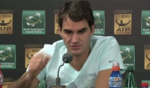 TENNIS - ATP - Bercy - Federer : «J'ai perdu confiance»
