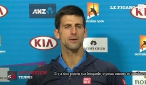 Open d'Australie : Novak Djokovic qualifié pour les quarts de finale