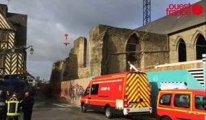Rennes : un ouvrier tombe sur le chantier du couvent des Jacobins